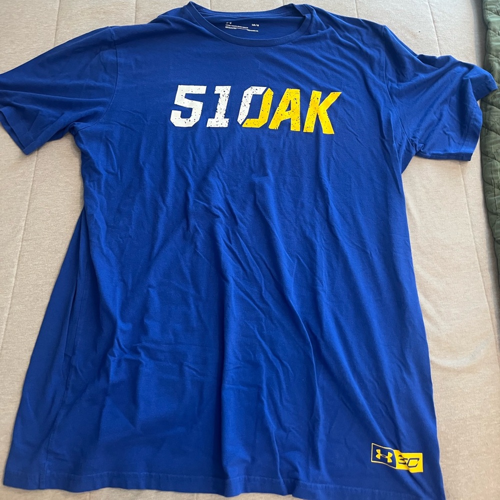 Stephen Curry 510 OAK Shirt Size Mens Large Under Armour